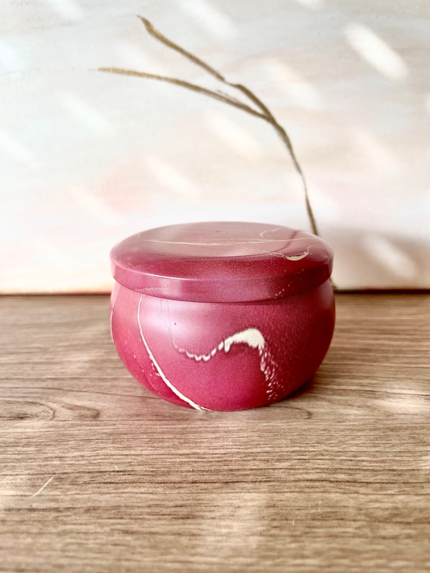 Bougie-bijou artisanale ~