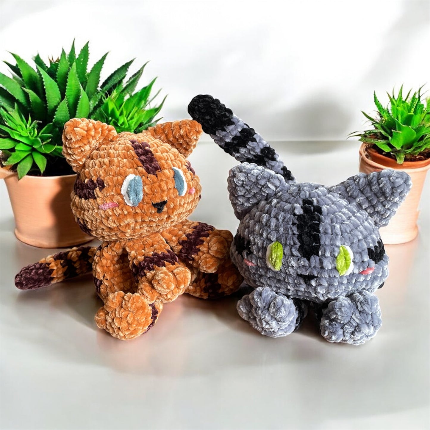 Doudou chat tigré