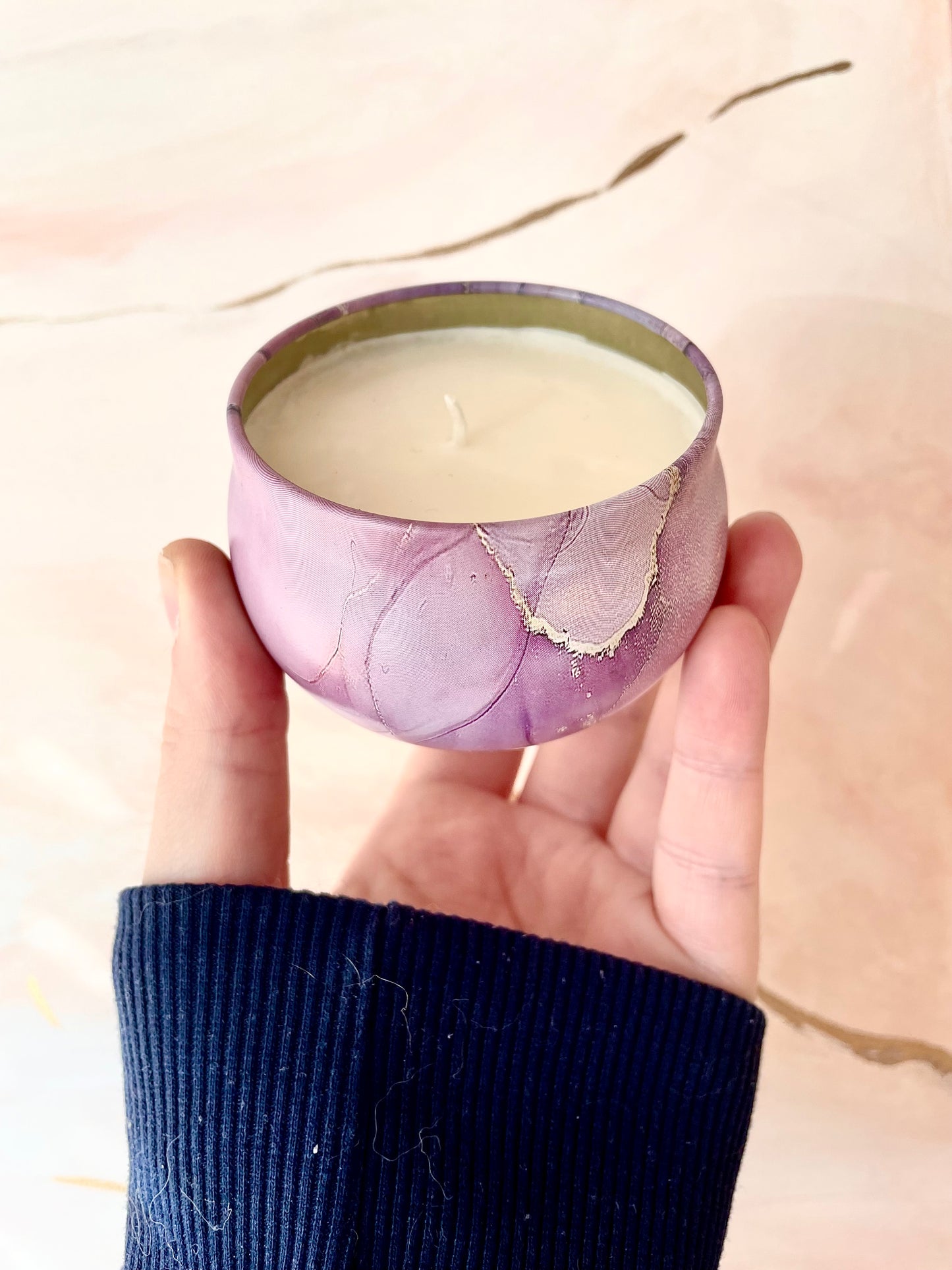 Bougie-bijou artisanale ~