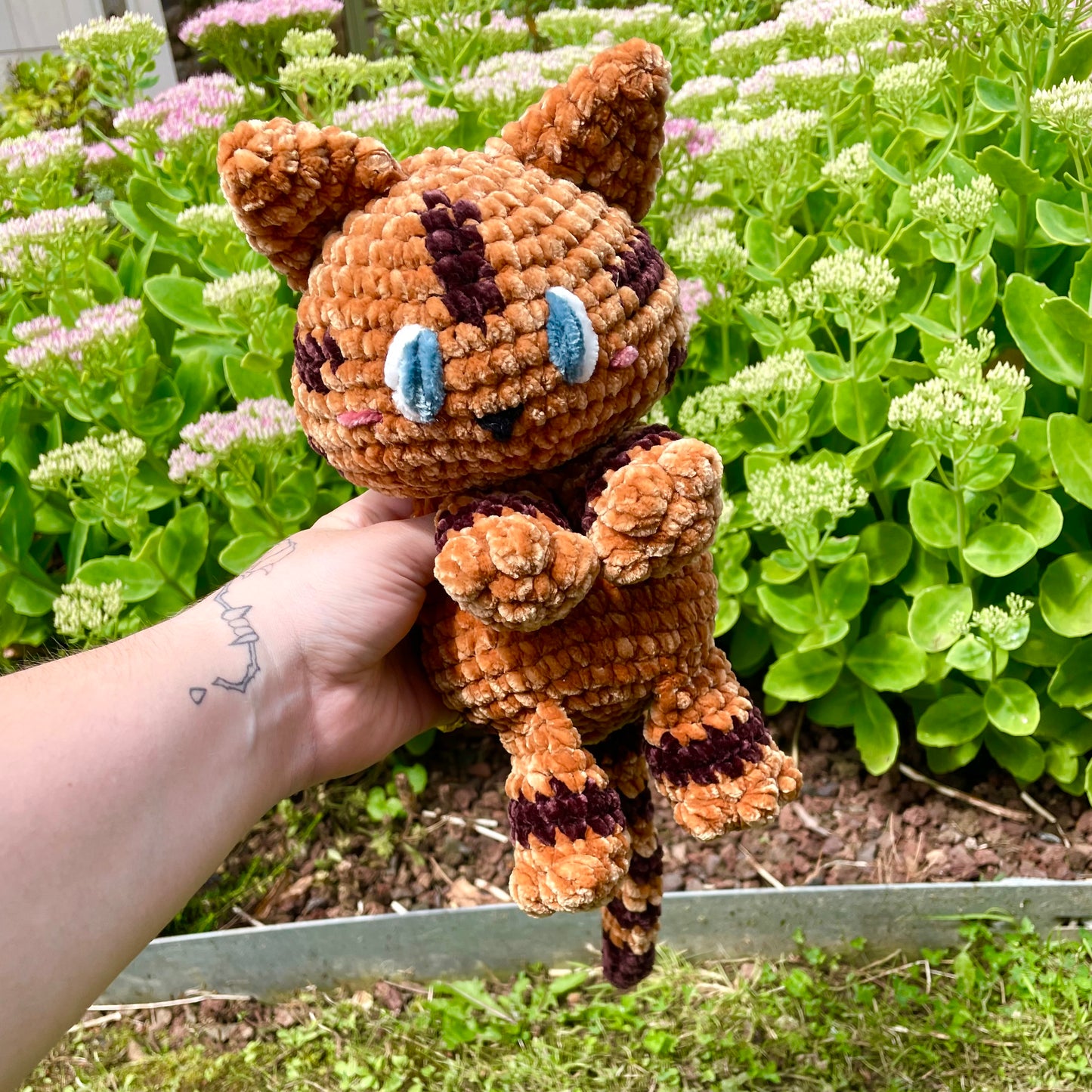 Doudou chat tigré