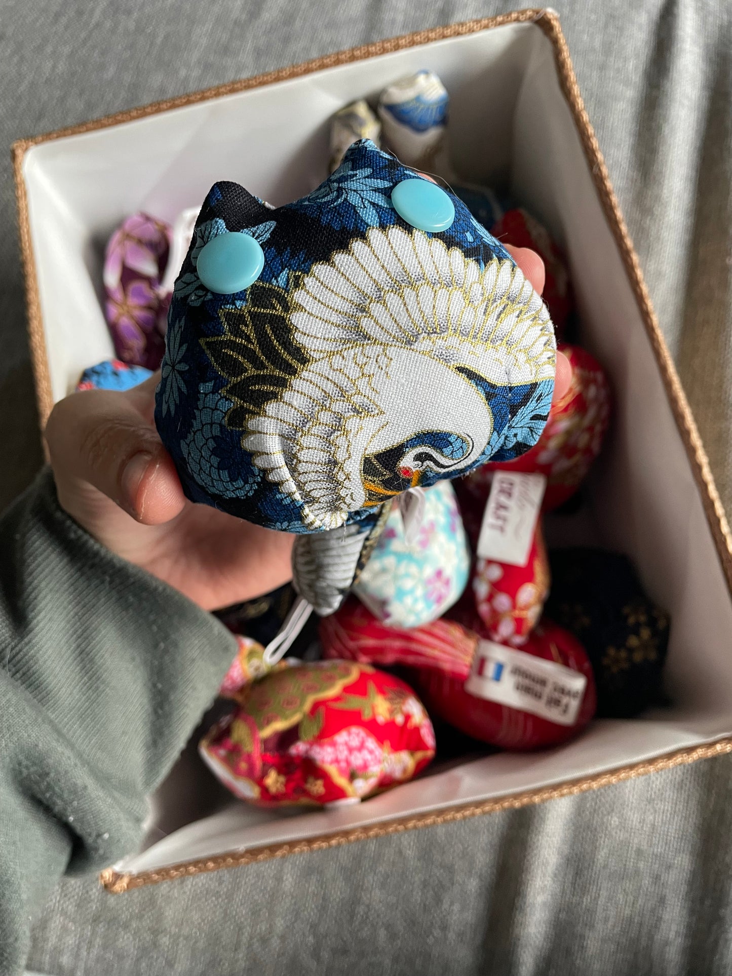 AMIGURUMI - peluche chat japonais en coton
