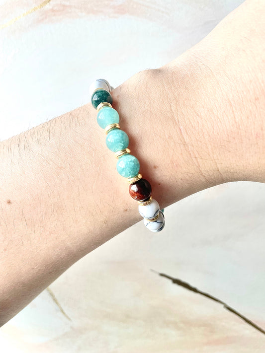 Bracelet en pierres naturelles vitalité ~