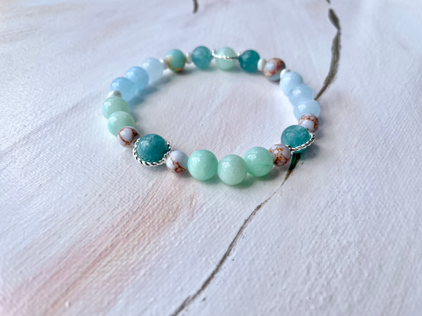 Bracelet en pierres naturelles santé ~