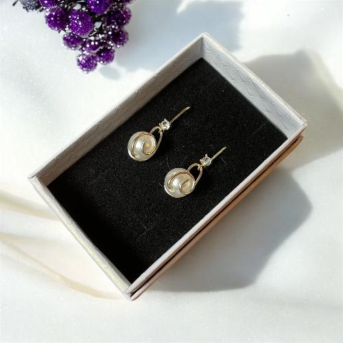 boucles d'oreilles délicates avec perle bijoux cielo craft