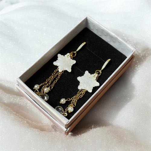 boucles d'oreilles flocons et charms  bijoux cielo craft