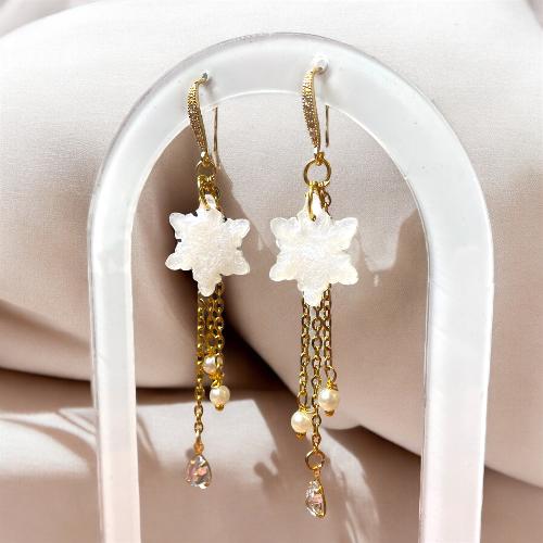 boucles oreilles flocons et charms bijoux cielo craft