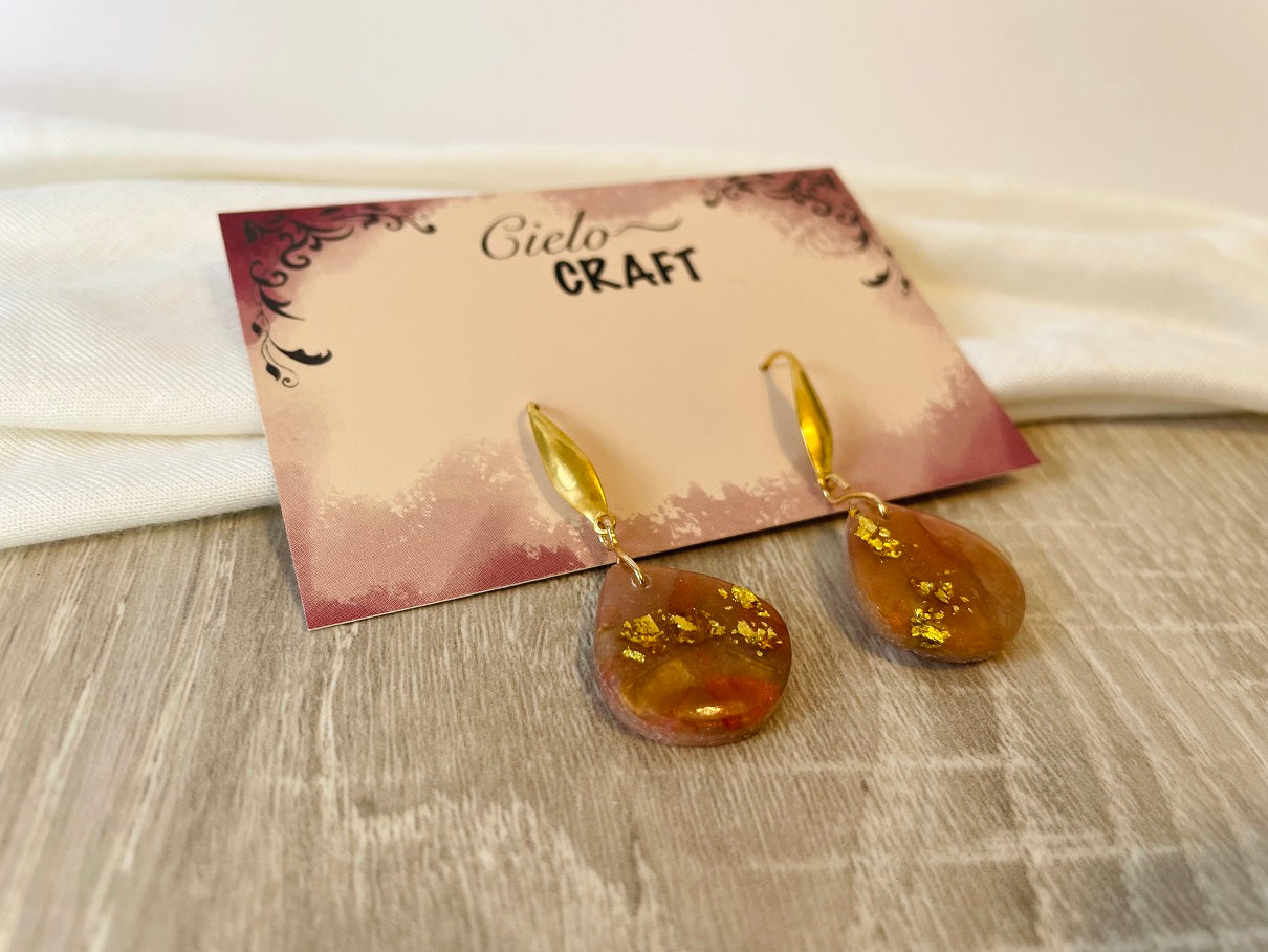 Petites boucles bohème cuivrées ~