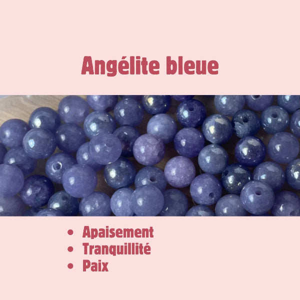 Bracelet personnalisable en pierres naturelles et petit chat