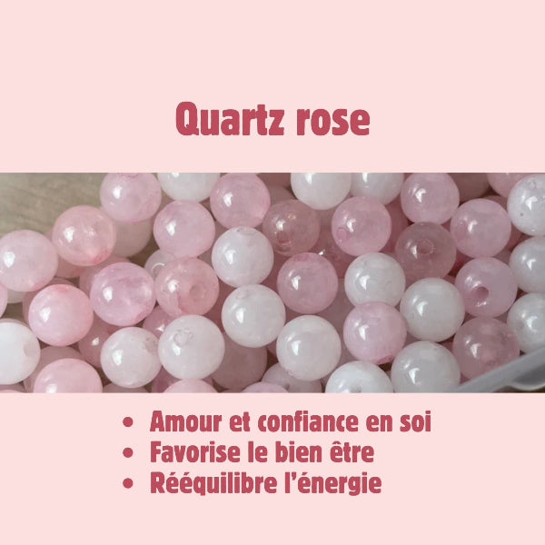 Bracelet personnalisable en pierres naturelles et petit chat