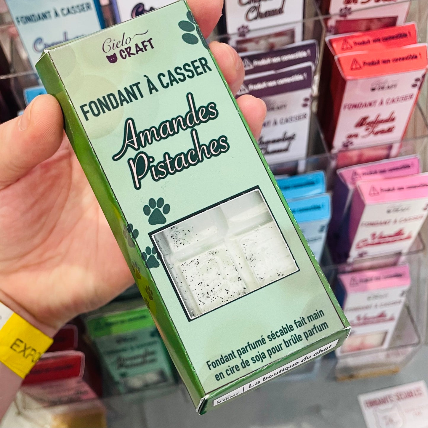 Fondants parfumés en tablette