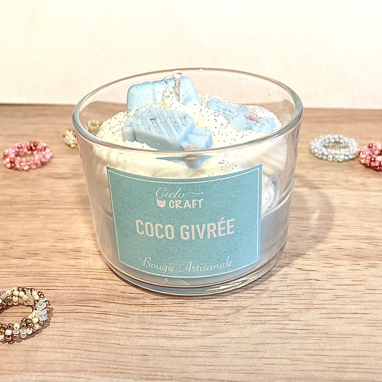 Bougie artisanale - Coco givrée