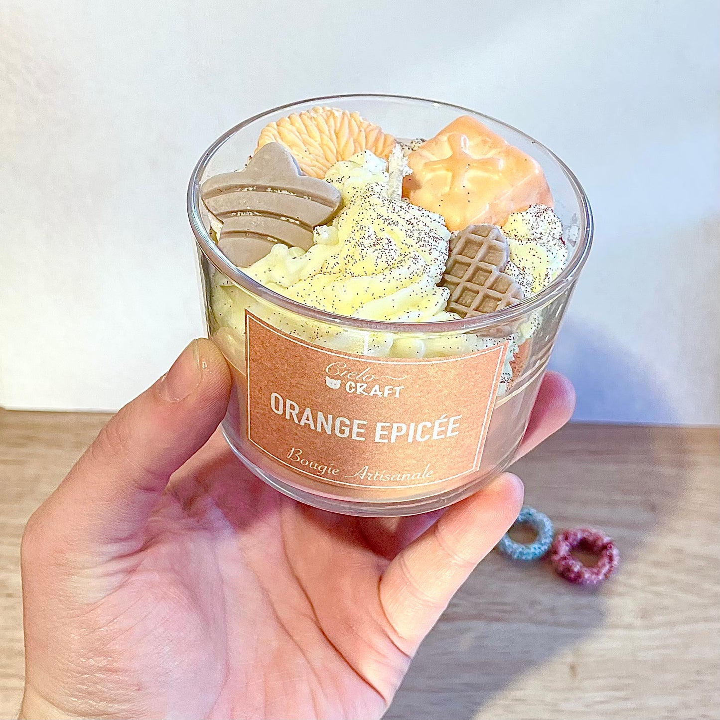 Bougie artisanale - Orange épicée