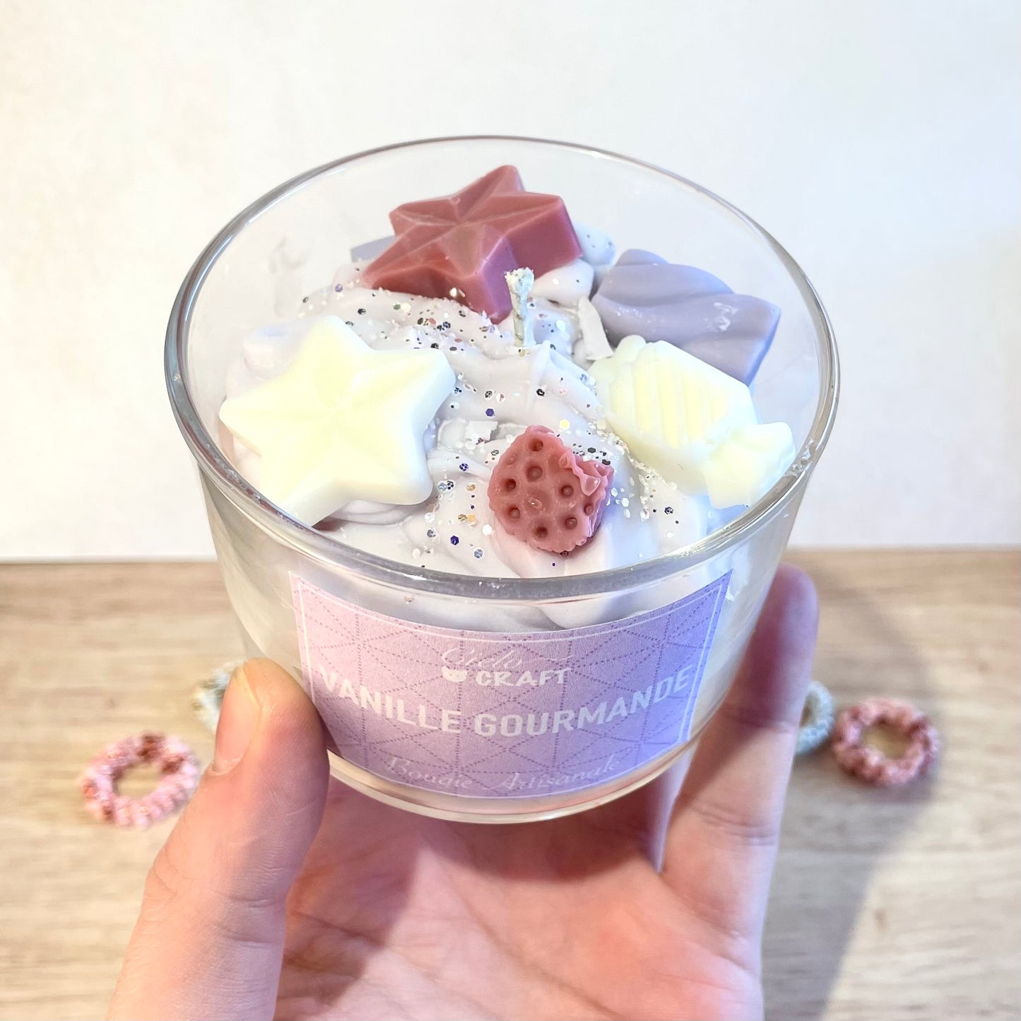 Bougie artisanale - Vanille gourmande
