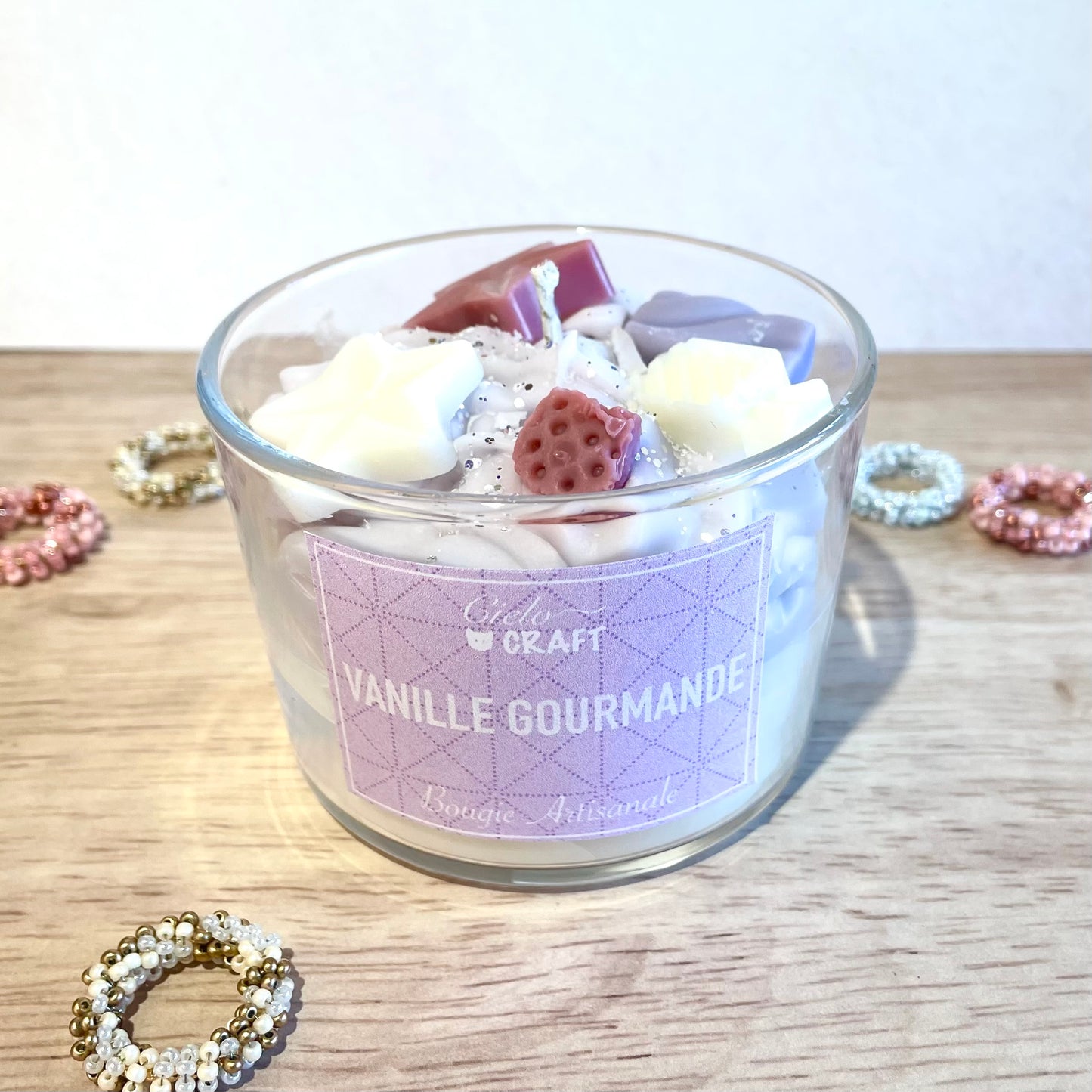 Bougie artisanale - Vanille gourmande