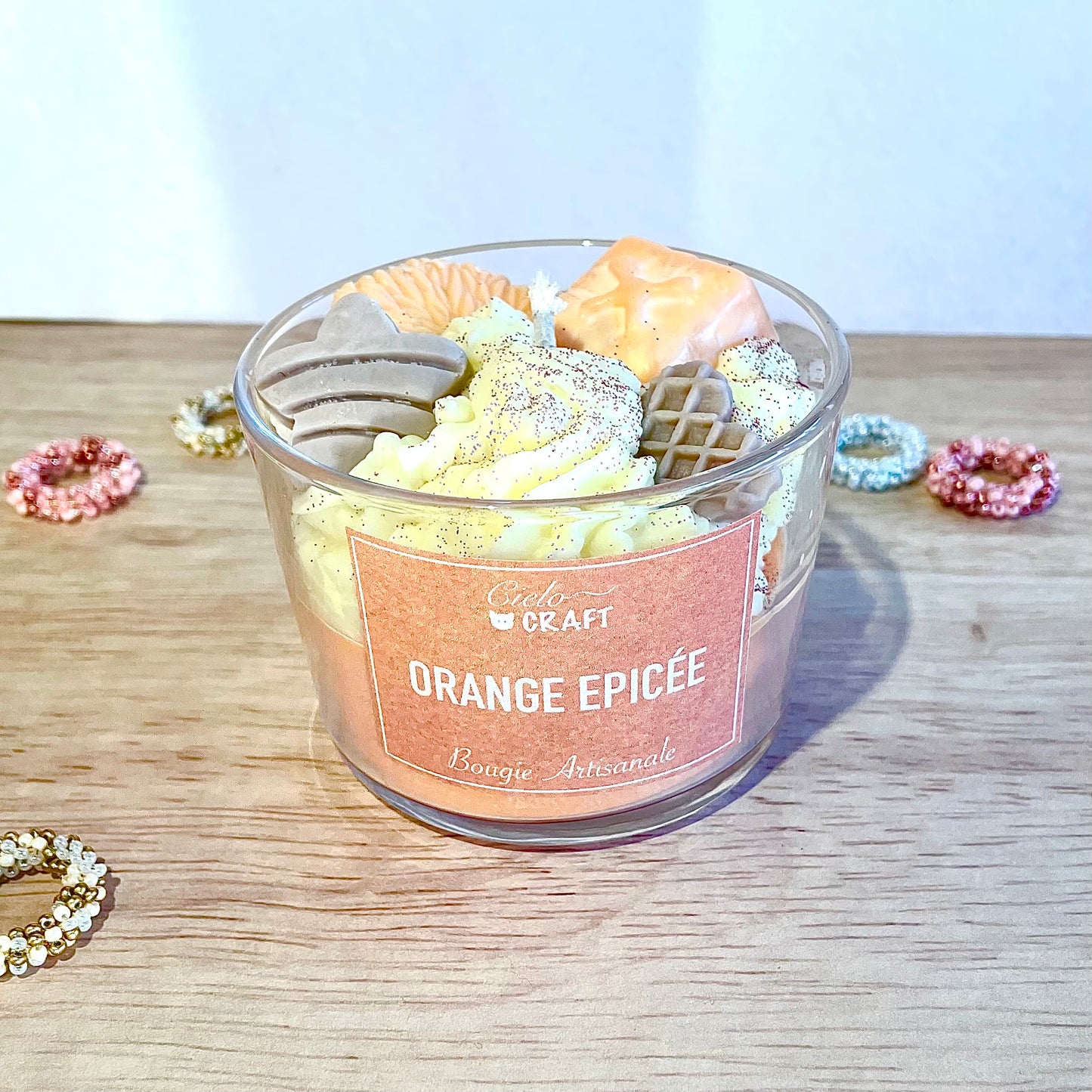 Bougie artisanale - Orange épicée