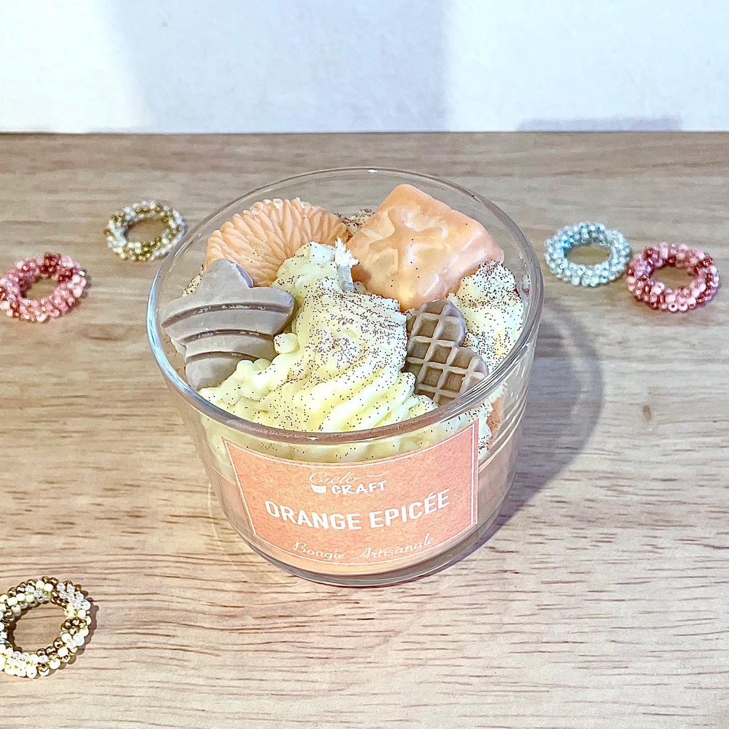 Bougie artisanale - Orange épicée