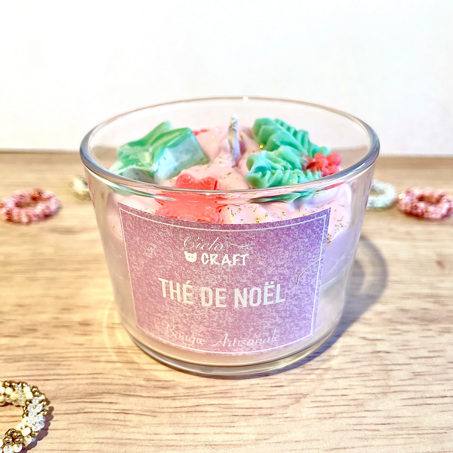 Bougie artisanale - Thé de Noël