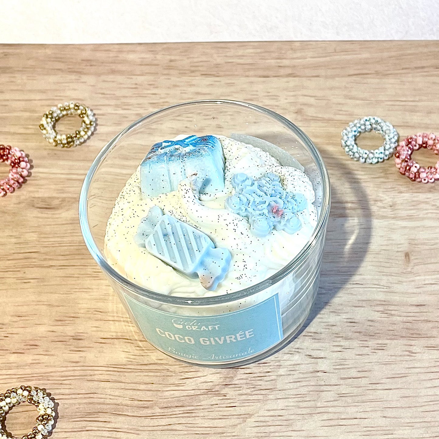 Bougie artisanale - Coco givrée