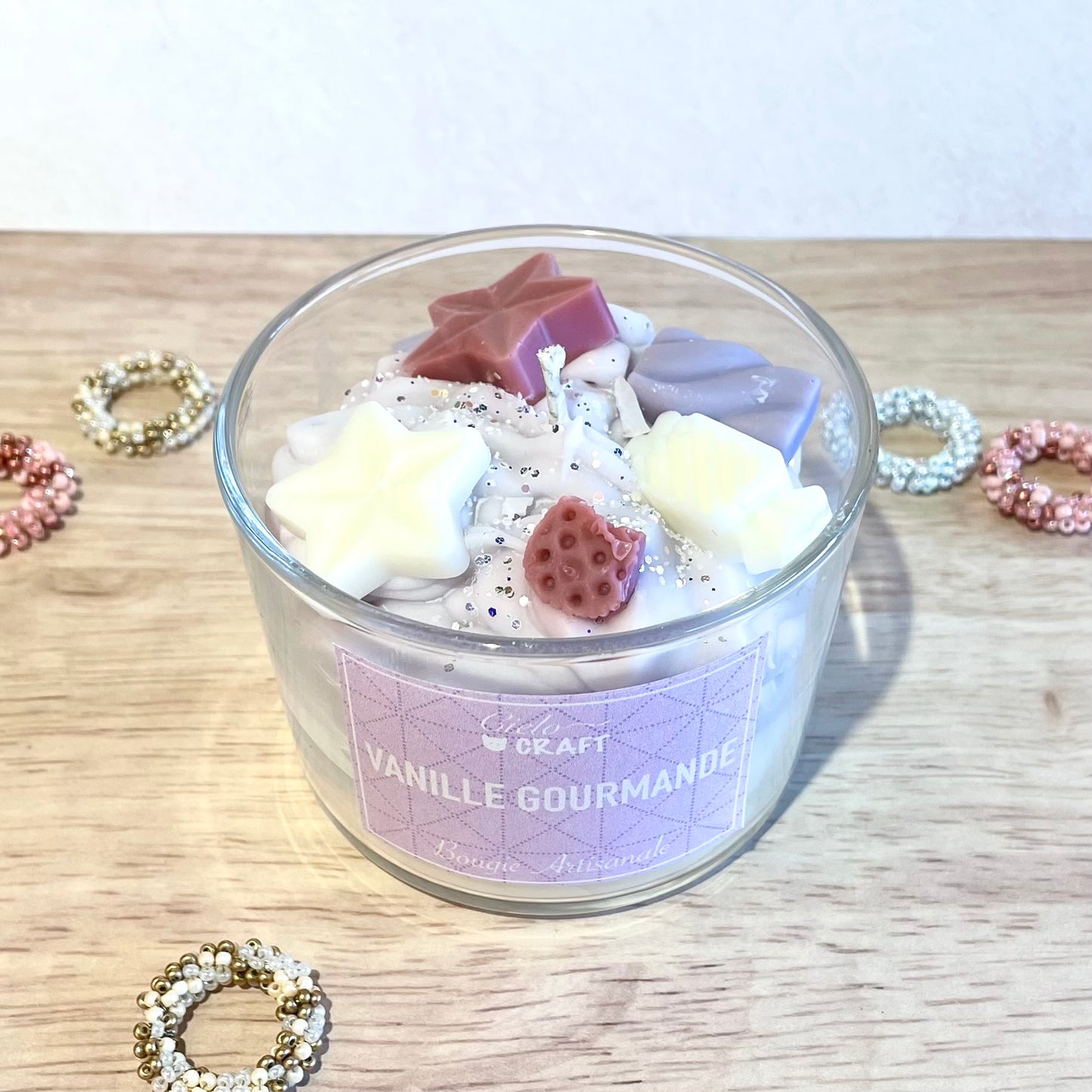 Bougie artisanale - Vanille gourmande