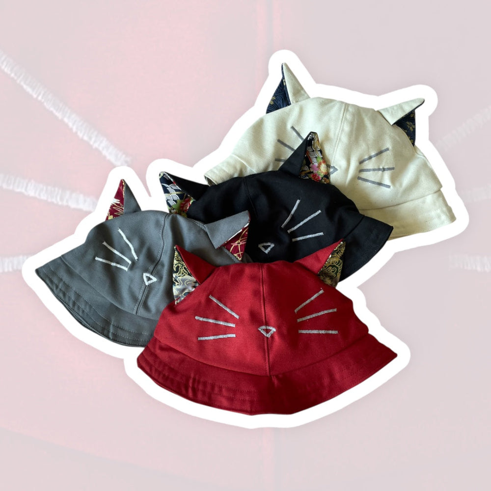 Chapeaux avec oreilles de chat - bijoux cielo craft