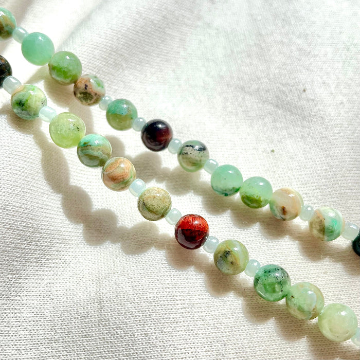 Collier en pierres natutrelles - pierres du phoenix - bijoux cielo craft