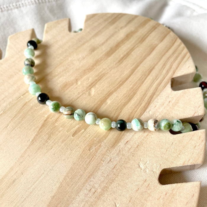 Collier en pierres natutrelles - pierres du phoenix - bijoux cielo craft